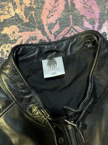 Lederjacke Sons of Anarchy Echtleder *NEU* - Bild 2 von 5