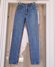 Lee Oklahoma Jeans Blau gerade hoch 100% Baum...