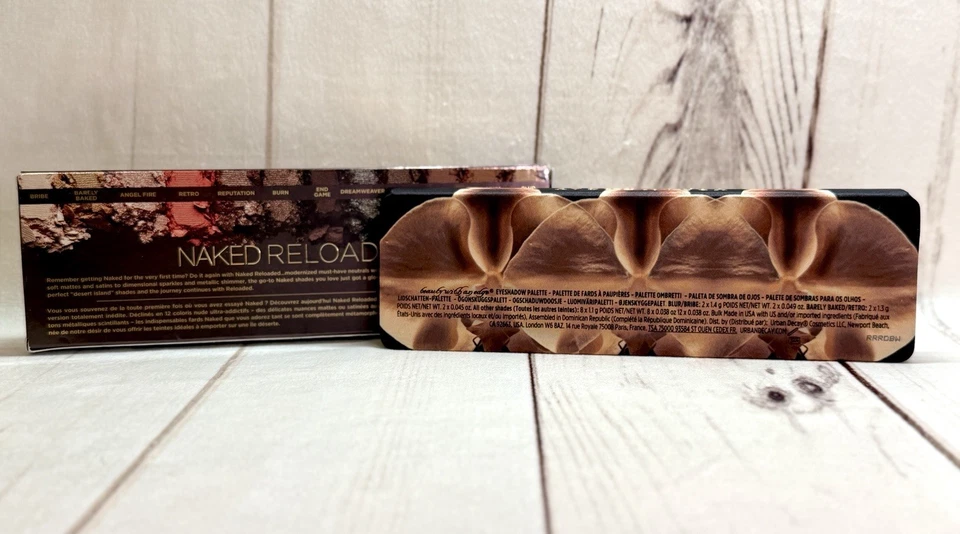 NIB Authentic Urban Decay UD Naked Reloaded Eye Shadow Palette -12 Colors/Shades - Image 3 of 3