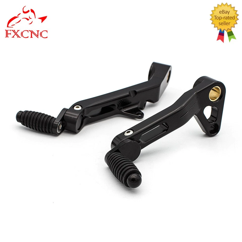 Footpegs Brake Gear Pedal Lever Shift CNC For Ducati Monster 821 1200 2014-2018 - Image 3 of 4
