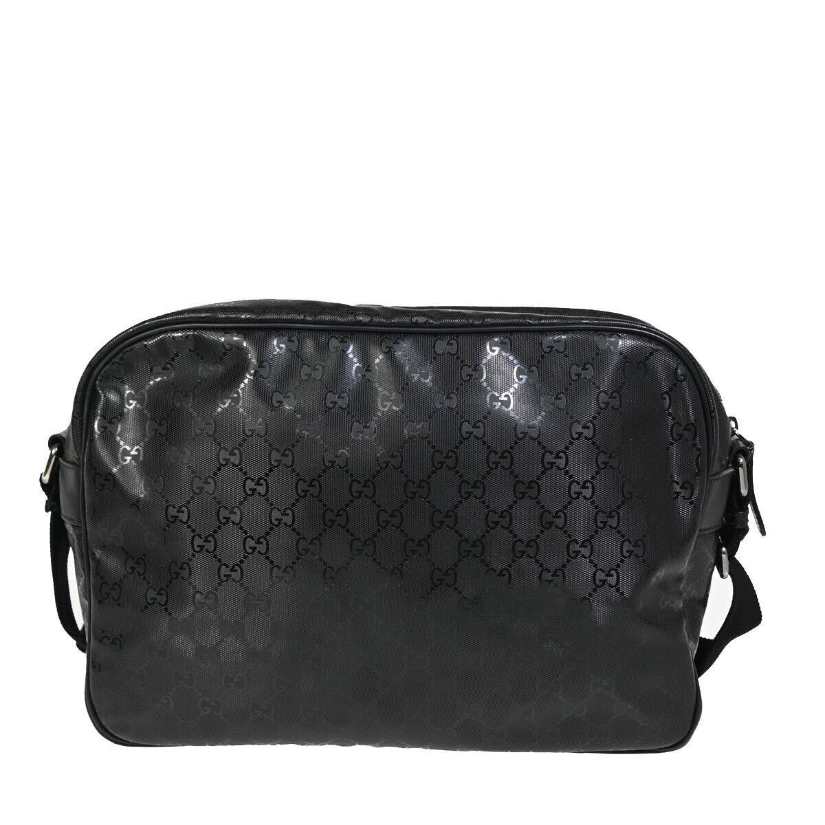 GUCCI Imprime GG Pattern Crossbody Shoulder Bag PVC Leather