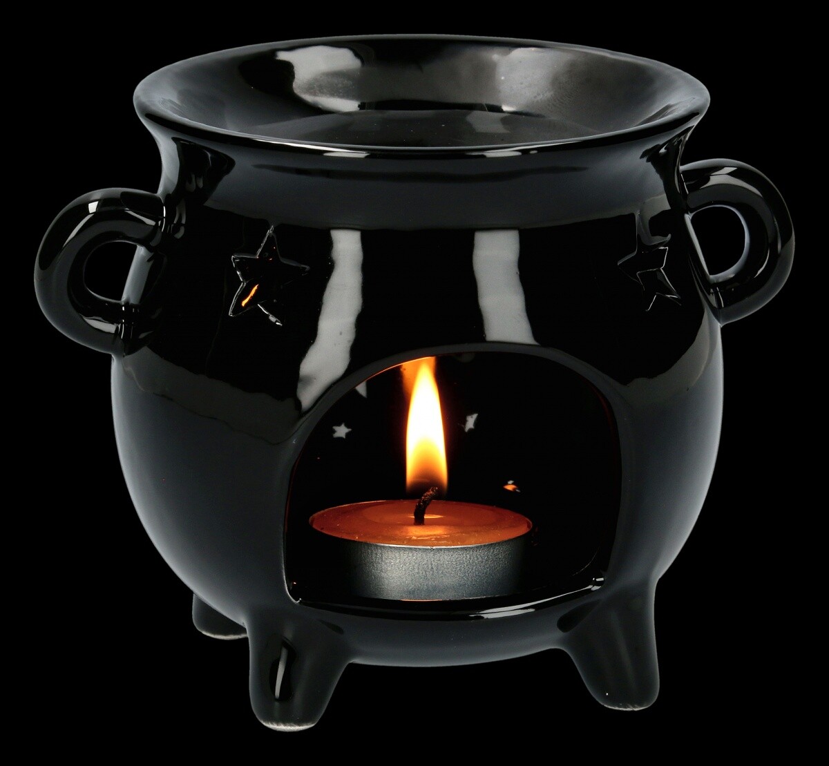 Ceramic Scent Lamp - Cauldron - Fantasy Scent Bowl Witch Decoration