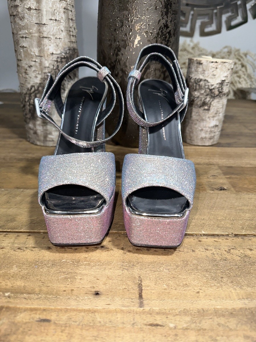 稀少 (ジュゼッペザノッティ) Blasvegas 12cm Platform Sandals Giuseppe Zanotti Blasvegas 80 Platform Sandal Women's Orig