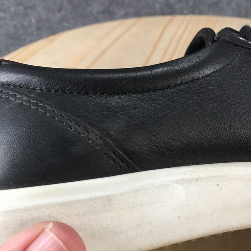 ECCO Shoes Womens 9 Soft 7 Gore-Tex Sneaker Black Lace Up Low Top Comfort Casual - Picture 7 of 18