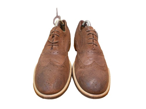 Kenneth Cole New York Wingtip Oxford Navy/Purple Suede Dress  display picture 3