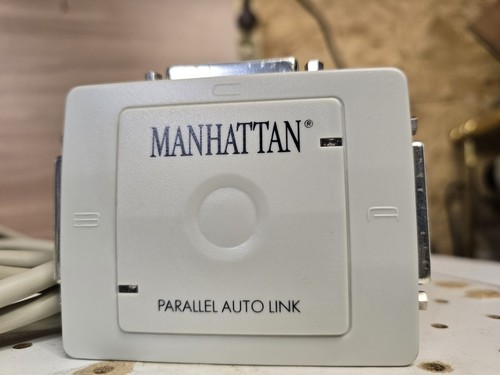 Commutateur automatique parallèle Manhattan Auto Link, entrée A B Centronics, avec 2 câbles. - Photo 2/12