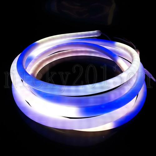 360 Round 5M 12V WS2811 Addressable 5050 RGBIC LED Neon Tube Strip Light Dream - Picture 11 of 15