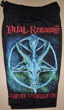 Vital Remains Forever Underground Cotton Shorts Sweatpants Death Metal Free Size