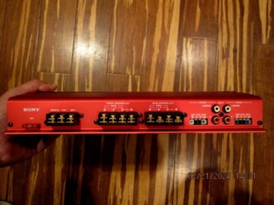 Sony XM-604EQX 60-Channel Car Amp Great Working Condition, Made In Sony XM-604EQX 60-Channel Car Amp Great Working Condition, Made In