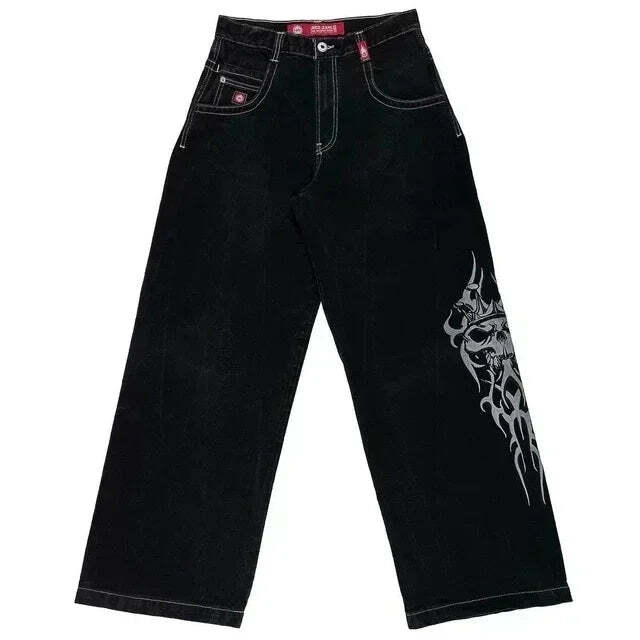 Vintage Baggy Jeans 7 Dice JNCO Replicas Streetwear Style Vintage Baggy Jeans 7 Dice JNCO Replicas Streetwear Style