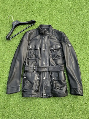 Belstaff Trialmaster / Speedmaster Black Size IT46/uk36 Small Panther RRP£1295