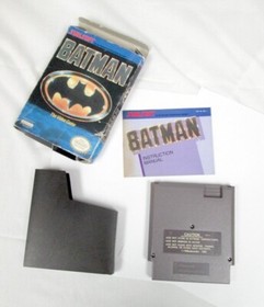 Nintendo Batman El Videojuego NES Sunsoft Caja Completa y Manual