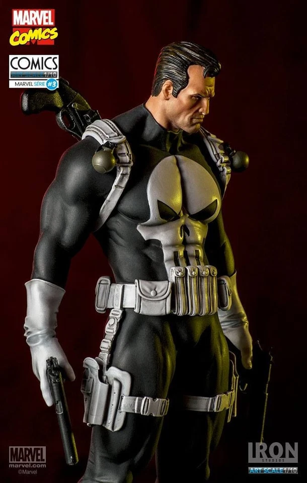 Iron Studios Punisher Statue Figure Marvel Frank Castle Rare Limited Ed 1:10 - Image 4 of 4