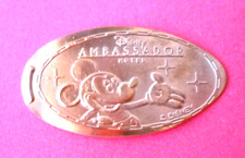 Tokyo Disneyland elongated penny JAPAN cent Ambassador Hotel coin Mickey Mouse