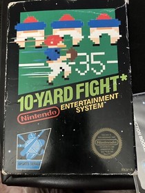 NINTENDO ENTERTAINMENT SYSTEM NES 10-YARD FIGHT - COMPLETE IN BOX