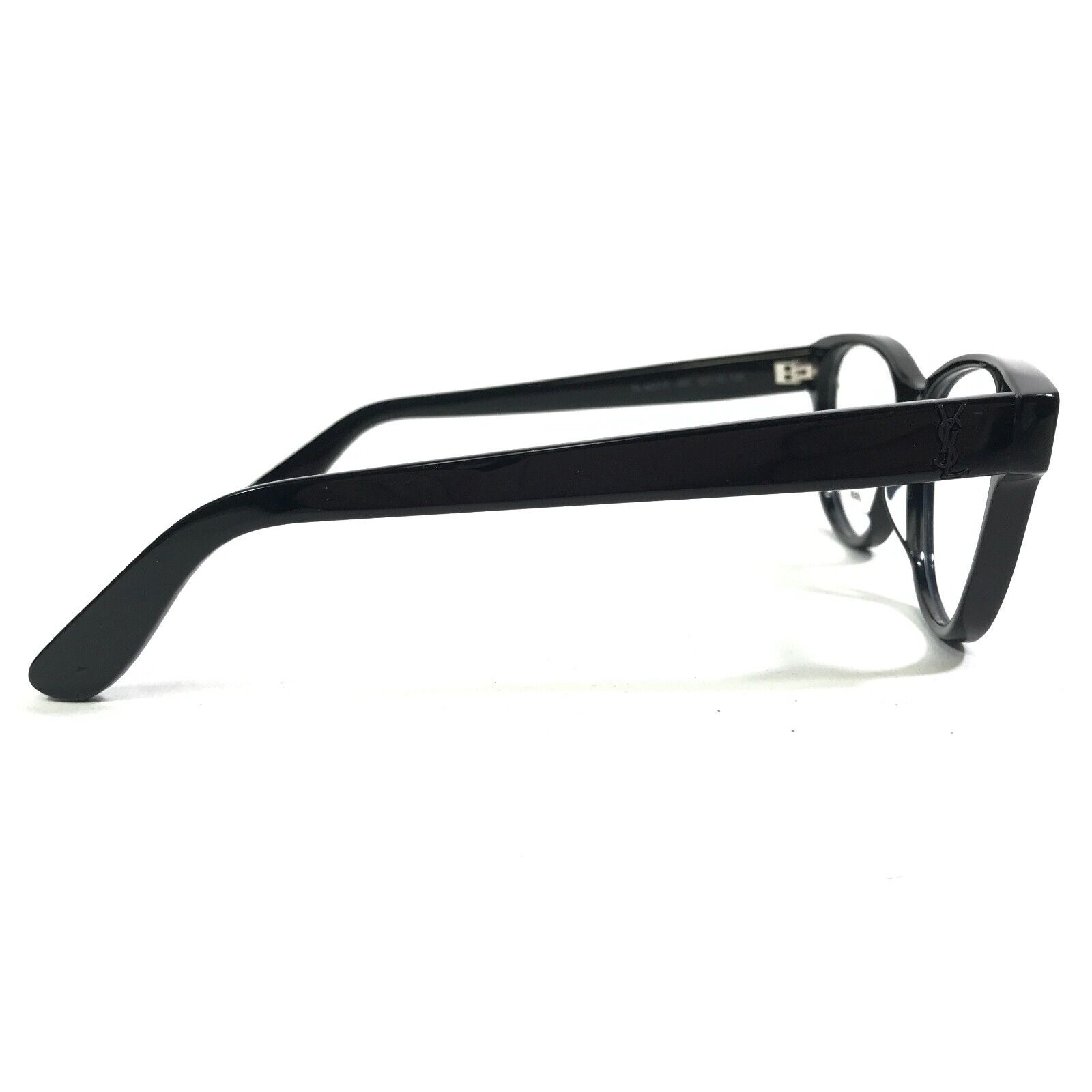 Saint Laurent Eyeglasses Frames SL M27/F 001 Black Round Full Rim