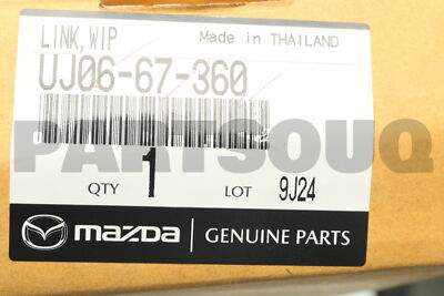 UJ0667360 Genuine Mazda LINK,WIPER UJ06-67-360 | eBay