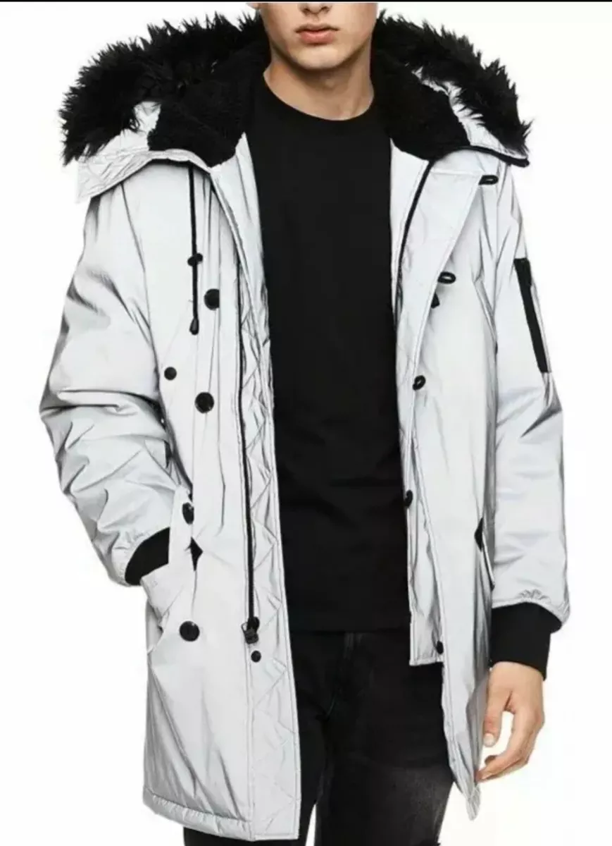 Calvin klein reflective coat deals