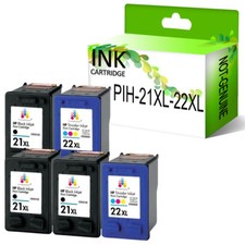 Lot Ink unbrand fits for HP 21XL 22XL Deskjet D2460 2149 F2280