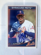 Jose Butto 2023 Syracuse NY Mets SIGNED Team Set Choice in person autograph