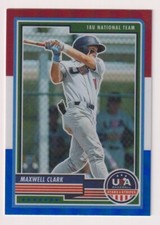 Maxwell MAX Clark Red White Blue 2023 Panini Stars & Stripes Tigers #42