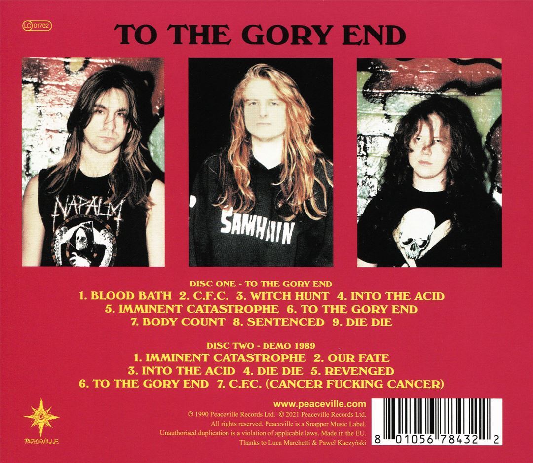 Cancer to the Gory End - Brand New CD Album