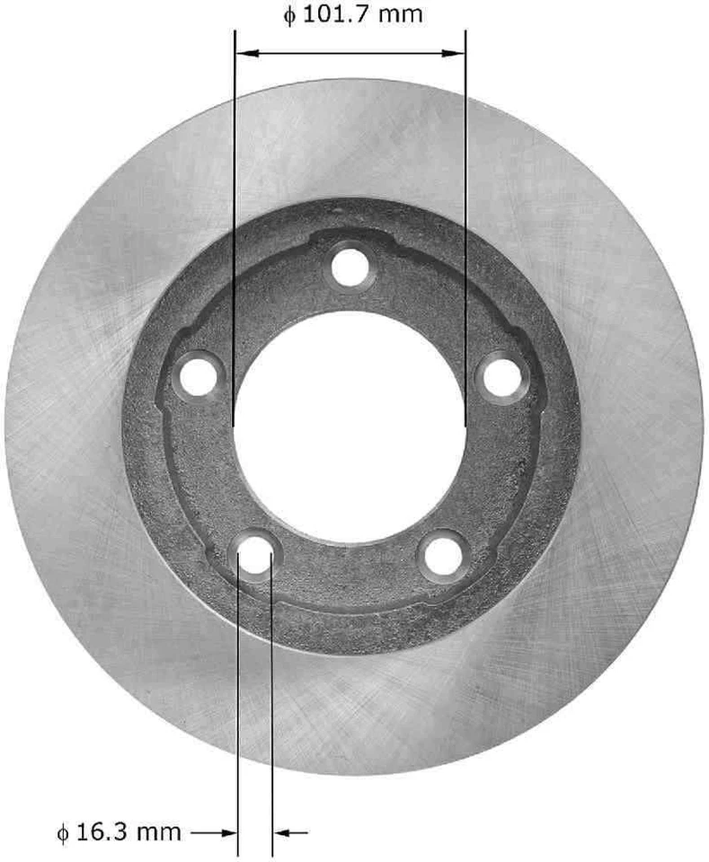 Disc Brake Rotor fits 1980-1993 Dodge Ramcharger,W150 W250 W350  BENDIX - Image 2 of 3