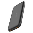 10000 mAh Ultra-Mince USB C 18W PD banque d'alimentation, charge rapide mince type C P...