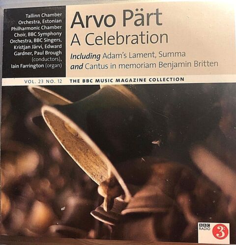ARVO PART: A CELEBRATION (Adam's Lament, In Memorium Britten) BBC CD Vol 23 #12  - Afbeelding 1 van 3