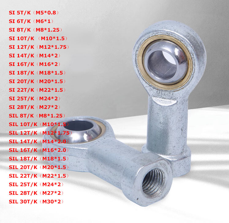 5-30mm Fish Eye Rod End Joint Bearing Right Left-Hand Female