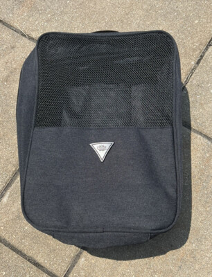 Macallan Scotch Whisky Collectible Black Travel Bottle Bag AdvertisingRare Promo
