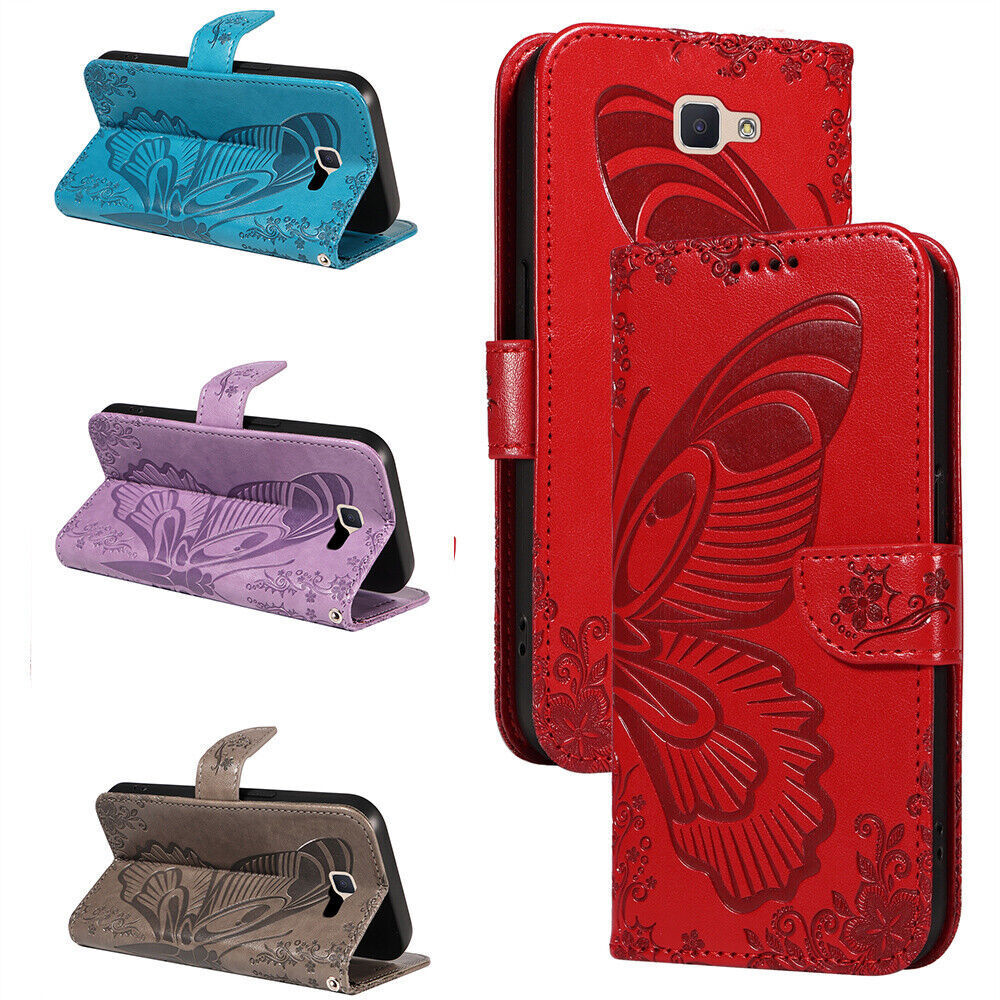 Flip Leather Butterfly Wallet Phone Case For Samsung A50 A20 A6 A8 A70 A40  A10