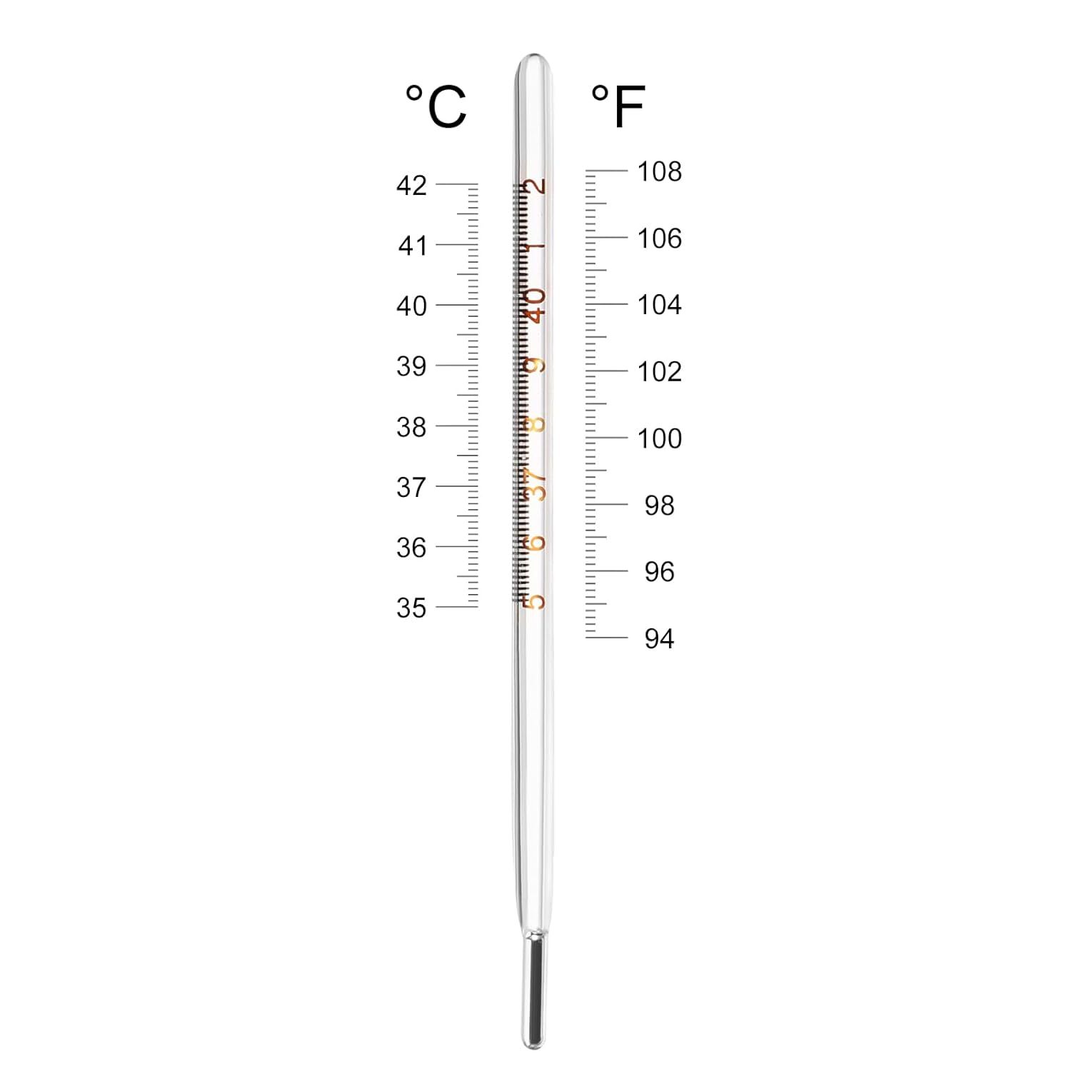 Glass Oral Temperature Adult Free Clinic Armpit Fast Reading Fever