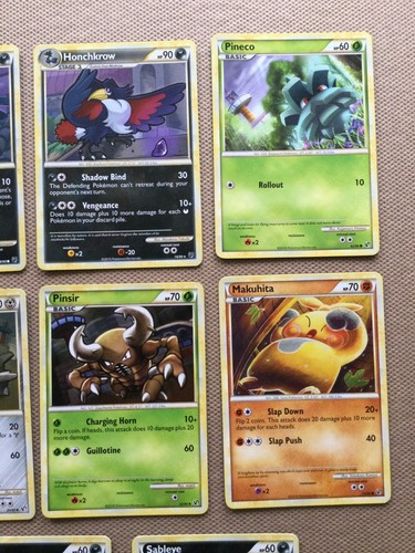 Paquete de 11 cartas antiguas de Pokémon HeartGold y SoulSilver Undaunted - 2010 TCG LP - Imagen 3 de 5