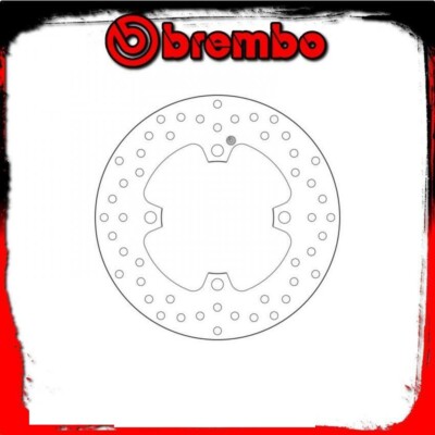 68B407P8 Rear Brake Disc Brembo Kawasaki ZX 10 R 2011- 1000CC