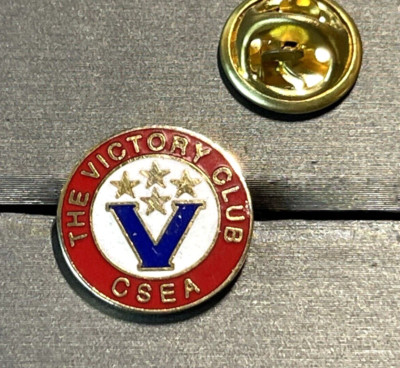 Vintage CSEA Civil Service Employees Association The Victory Club Lapel ...