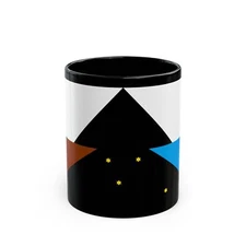 Flag of Tehuelche people - Black Coffee Mug