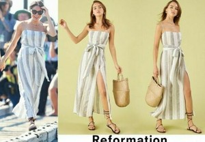 reformation pineapple dress