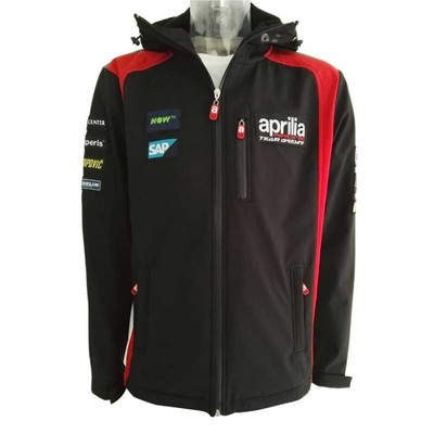 Official Gresini Aprilia Moto Gp Team Zip Up Hooded Jacket
