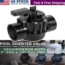 For Jandy 4716 2-Port 2 to 2-1/2-Inch Positive Seal NeverLube Valve Never Lube