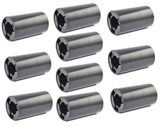 10 PACK AA TO C SIZE BATTERY ADAPTER SPACER CONVERTER CASE BLACK