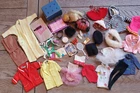 Vintage BARBIE KEN SKIPPER Doll Lot Clothes & Mixed Accessories 1960's-70's