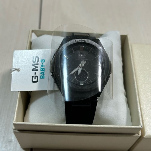 Reloj Radio Solar Negro CASIO BABY-G MSG-W200G-1A2 Damas Ana-Digi Nuevo con Caja - Imagen 2 de 10