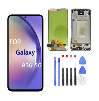 For Samsung Galaxy A36 SM-A366E Full LCD Display Touch Screen Digitizer + Frame