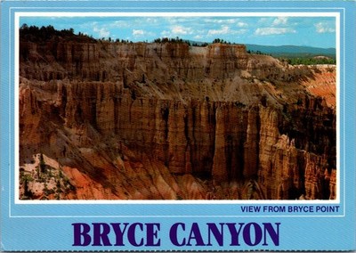Bryce Canyon Utah View from Bryce Point Continental Postcard A183