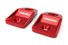 Perrin Performance Red Upper Radiator Bracket Set For Subaru Wrxsti Impreza