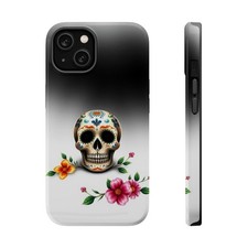 Dia de Muertos Floral Skull Beauty Phone Case