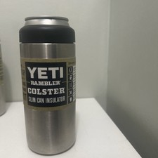 Stainless Steel YETI  Slim Can Colster  Rambl...
