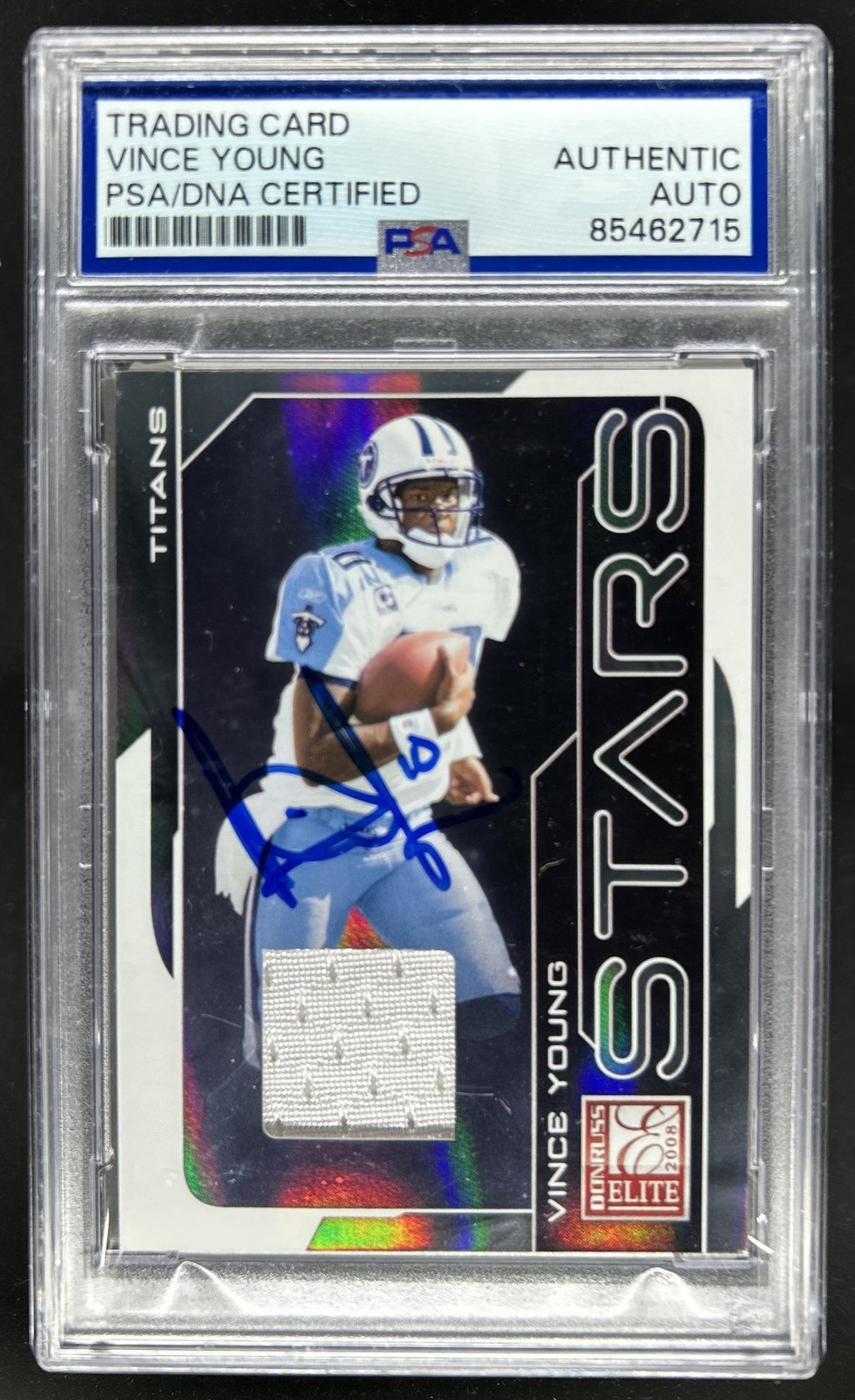 Trading Card Vince Young Auto Autograph PSA Authentic view 1