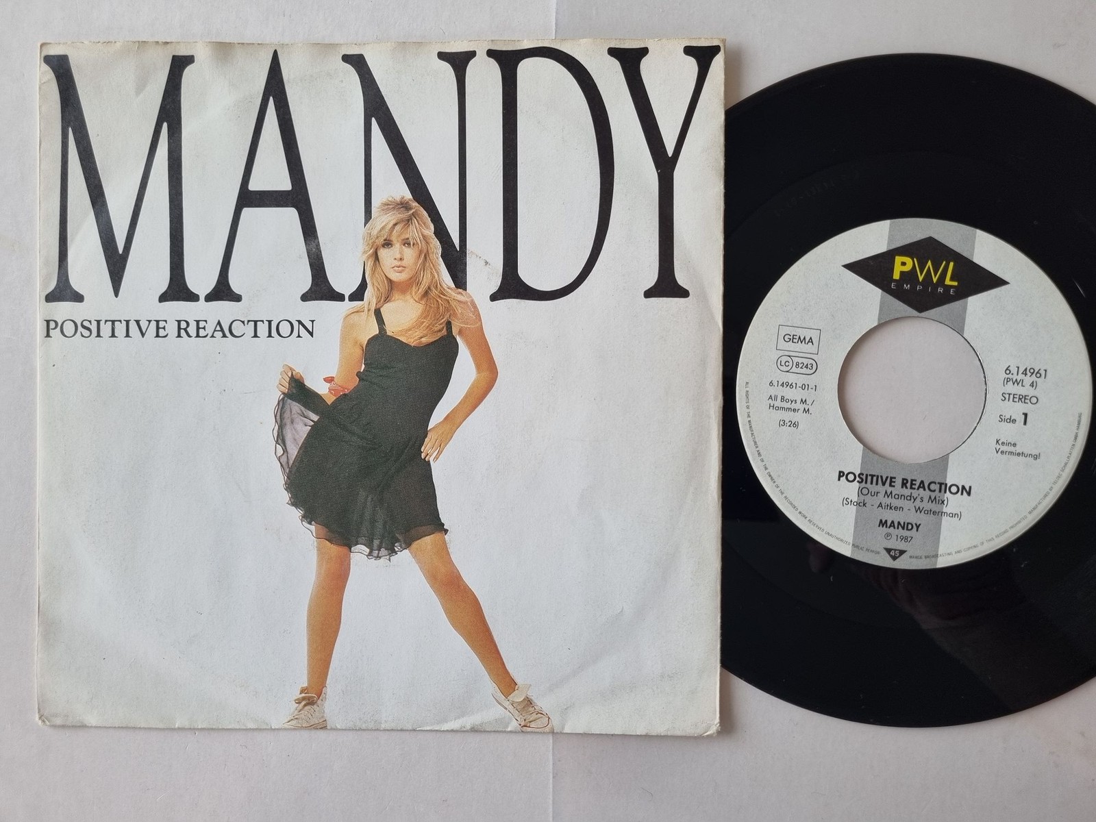 Mandy - Positive Reaction 7'' Vinyl Germany